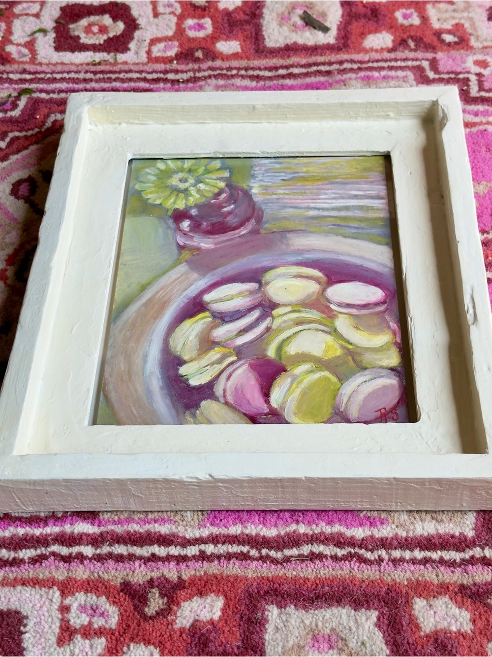 Framed original Still Life Artwork, Bakery Painting, Cooking Decor, 8x10" SALE - Picture 5 of 15